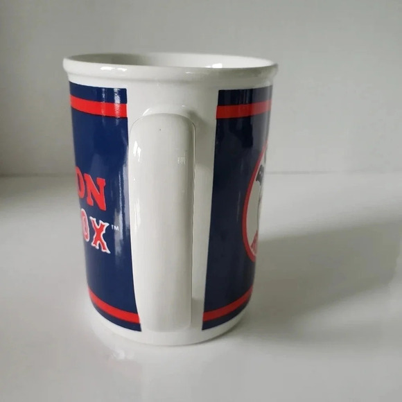 Boston Red Sox MLB By  Russ Berrie & Company Blue/White/Red Coffee Mug. - Picture 3 of 8